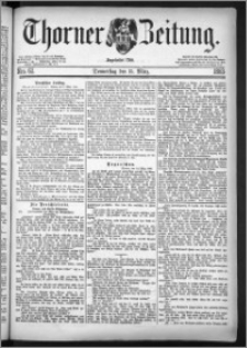 Thorner Zeitung 1883, Nro. 62 + Extra-Beilage