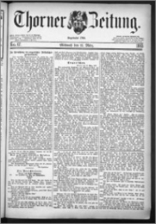 Thorner Zeitung 1883, Nro. 67