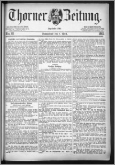 Thorner Zeitung 1883, Nro. 80