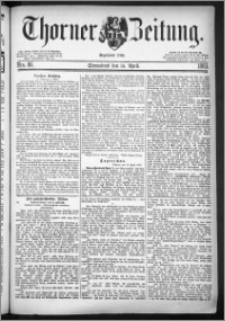 Thorner Zeitung 1883, Nro. 86