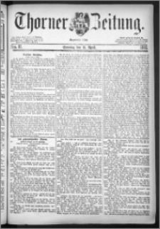 Thorner Zeitung 1883, Nro. 87 + Beilage