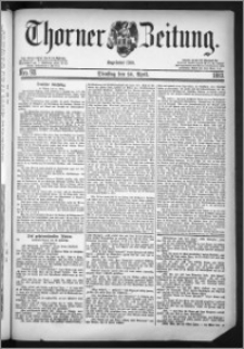 Thorner Zeitung 1883, Nro. 93