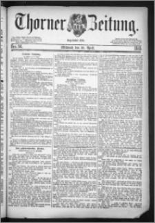 Thorner Zeitung 1883, Nro. 94