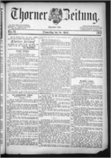 Thorner Zeitung 1883, Nro. 95