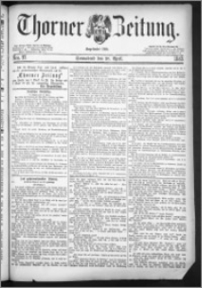 Thorner Zeitung 1883, Nro. 97