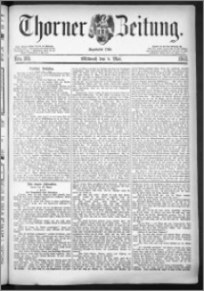 Thorner Zeitung 1883, Nro. 105