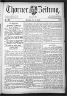 Thorner Zeitung 1883, Nro. 144 + Beilage, Beilagenwerbung