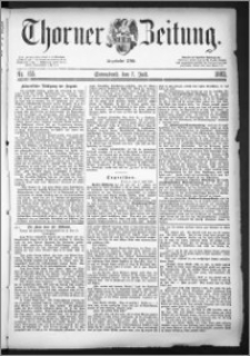 Thorner Zeitung 1883, Nro. 155