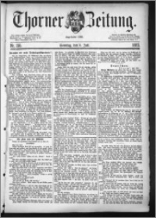 Thorner Zeitung 1883, Nro. 156 + Beilage