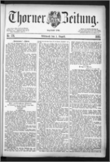 Thorner Zeitung 1883, Nro. 176