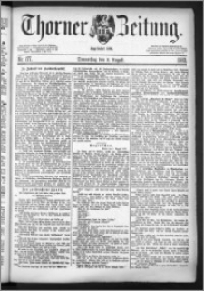 Thorner Zeitung 1883, Nro. 177