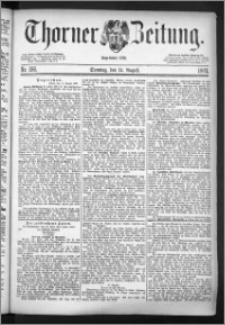 Thorner Zeitung 1883, Nro. 186