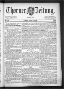 Thorner Zeitung 1883, Nro. 198