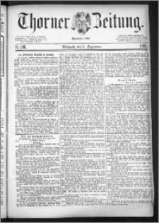 Thorner Zeitung 1883, Nro. 206