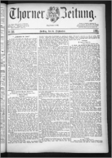 Thorner Zeitung 1883, Nro. 214