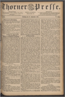 Thorner Presse 1887, Jg. V, Nro. 225