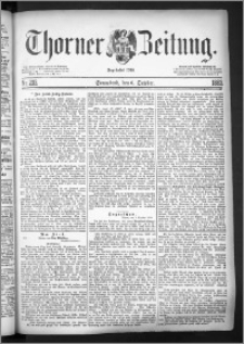 Thorner Zeitung 1883, Nro. 233