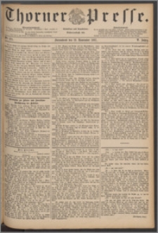 Thorner Presse 1887, Jg. V, Nro. 271