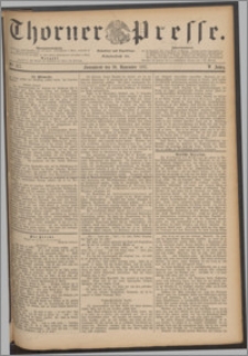 Thorner Presse 1887, Jg. V, Nro. 277