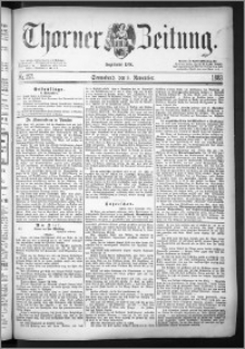 Thorner Zeitung 1883, Nro. 257