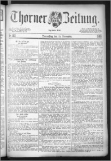 Thorner Zeitung 1883, Nro. 267