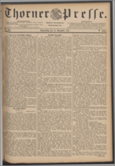Thorner Presse 1887, Jg. V, Nro. 293 + Beilage