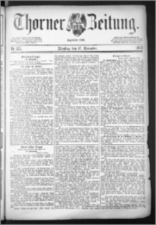 Thorner Zeitung 1883, Nro. 277