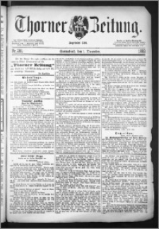 Thorner Zeitung 1883, Nro. 281