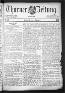 Thorner Zeitung 1883, Nro. 287