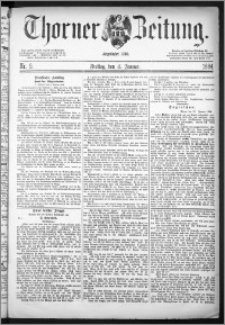 Thorner Zeitung 1884, Nro. 9