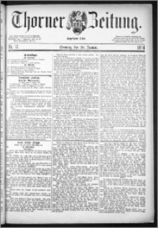 Thorner Zeitung 1884, Nro. 17