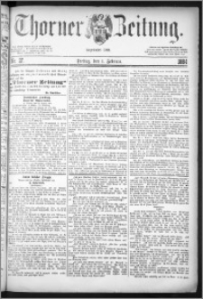 Thorner Zeitung 1884, Nro. 27