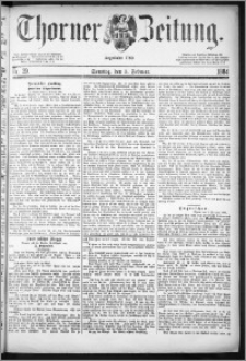 Thorner Zeitung 1884, Nro. 29