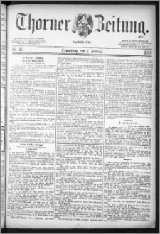 Thorner Zeitung 1884, Nro. 32
