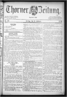 Thorner Zeitung 1884, Nro. 39