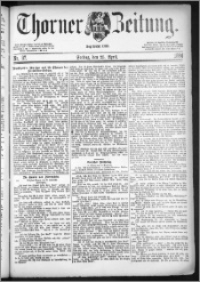 Thorner Zeitung 1884, Nro. 97