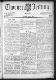 Thorner Zeitung 1884, Nro. 107