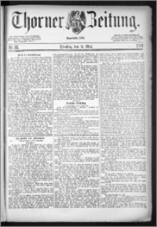 Thorner Zeitung 1884, Nro. 111 + Extra-Beilage
