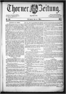 Thorner Zeitung 1884, Nro. 118