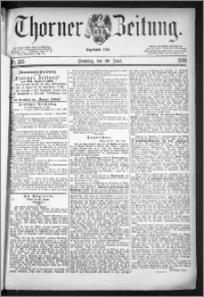 Thorner Zeitung 1884, Nro. 150 + Beilagenwerbung