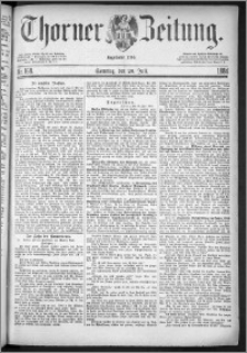 Thorner Zeitung 1884, Nro. 168