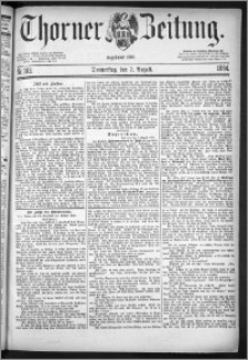 Thorner Zeitung 1884, Nro. 183