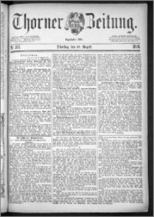 Thorner Zeitung 1884, Nro. 193