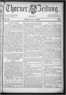Thorner Zeitung 1884, Nro. 194