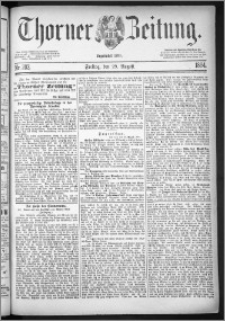 Thorner Zeitung 1884, Nro. 202