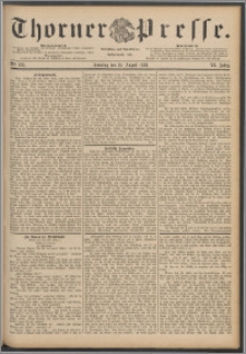 Thorner Presse 1888, Jg. VI, Nro. 188 + Beilage