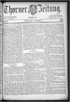 Thorner Zeitung 1884, Nro. 208