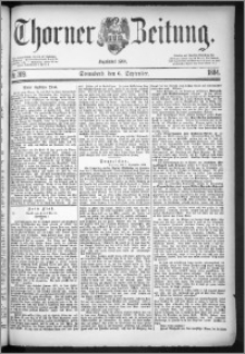 Thorner Zeitung 1884, Nro. 209