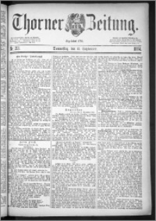 Thorner Zeitung 1884, Nro. 213