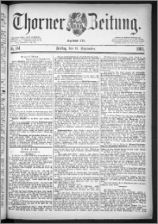 Thorner Zeitung 1884, Nro. 214